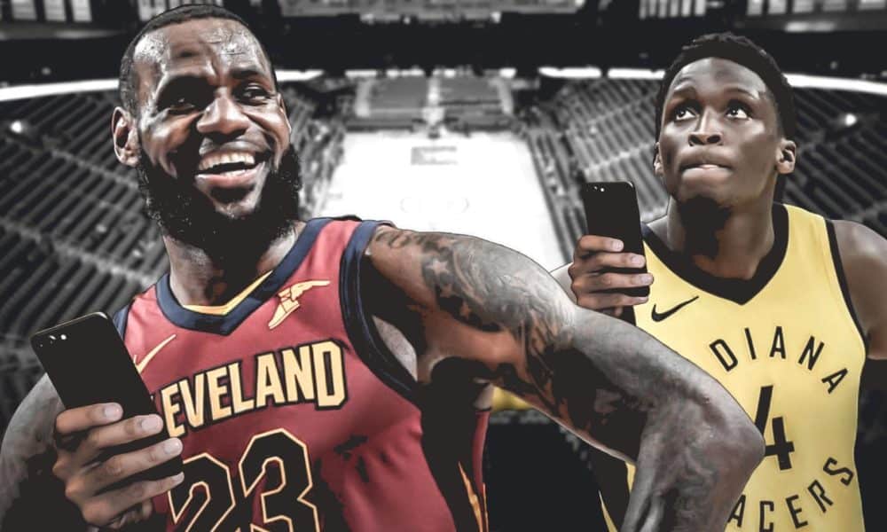 The Choke: LeBron James texts Victor Oladipo 16 seconds after he texts his trainer