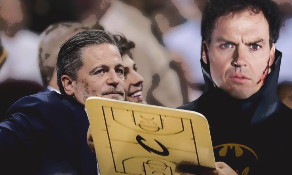 Dan Gilbert looking to hire Michael Keaton as next Cavs coach, believes he’s actually Batman