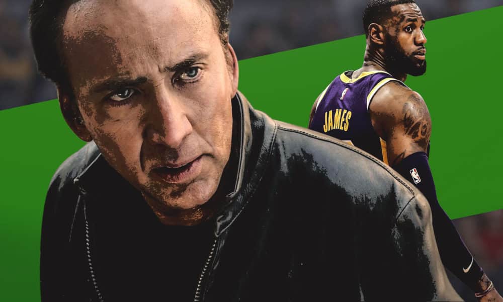 LeBron James sets yet another record, this time involving Nic Cage
